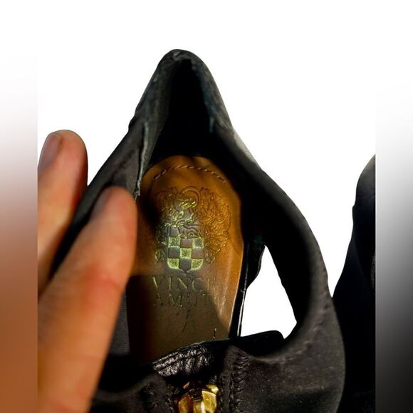 Vince Camuto - Black Nylon Wedges - Picture 10 of 10